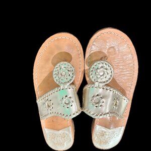 Jack Rogers Platinum Sandals